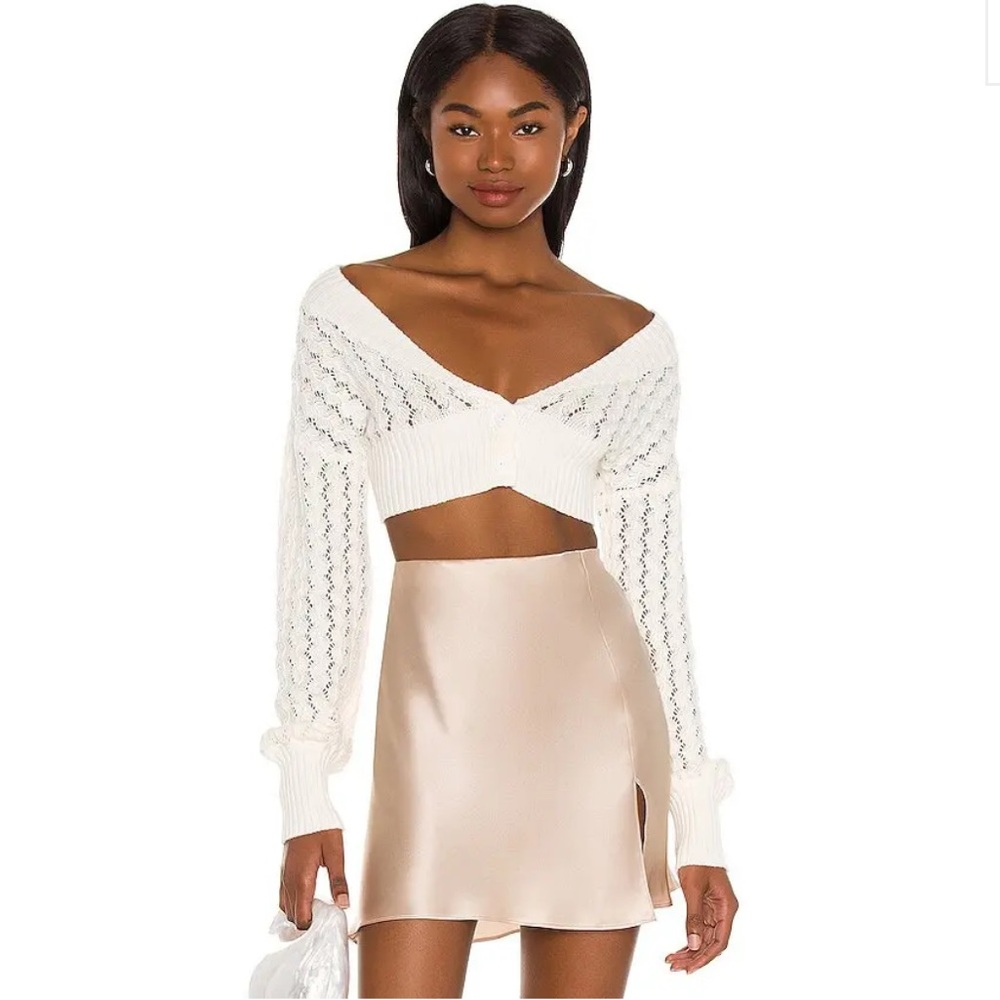 LPA Patti Cardigan in White